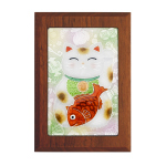 七宝焼|銘々小箱・招き猫